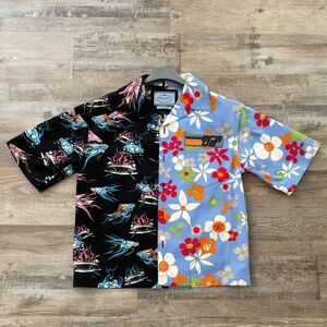 Prada double match bowling shirt (rare)